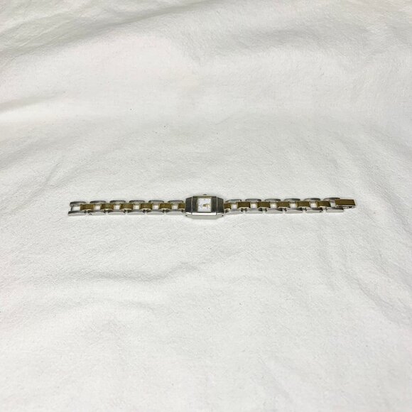 Anne Klein II 10/4247 Two-Tone Gold Silver Women's Quartz Watch Mother of Pearl - Picture 6 of 6